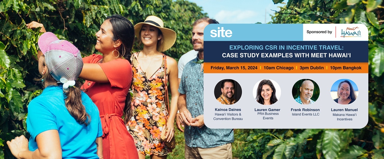 Exploring CSR in Incentive Travel: Case Study Examples with Meet Hawaiʻi