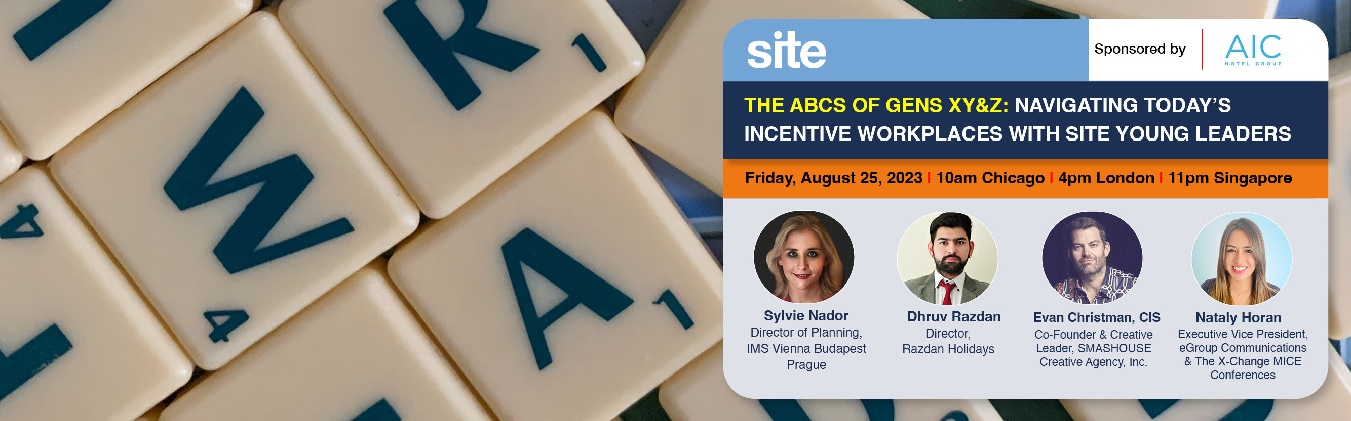 The ABCs of Gens XY&Z: Navigating Today's Incentive Workplaces with SITE Young Leaders